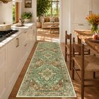 Alfombra De &Aacute;rea Releany 76 cm &times; 244 cm Ladrillo/marr&oacute;n/verde