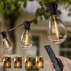 Cadena De Luces Para Exteriores Ollny S11 De 30 M Con Mando A Distancia 15+1 Led Ip45