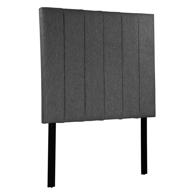 Cabecera Individual Dicasa Argos Gris Carb&oacute;n image number null