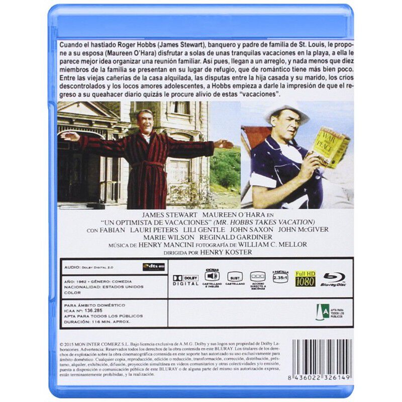 Un Optimista De Vacaciones (1962) Blu-ray &mdash; El ... image number null