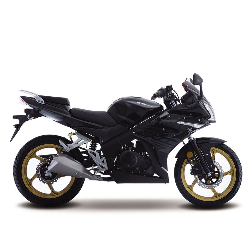 Motocicleta Deportiva Italika RT200 Negra image number null