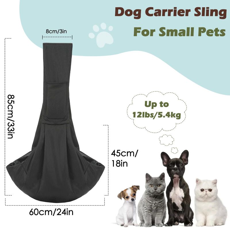 Portabeb&eacute;s Tipo Bandolera Para Perros Pawaboo D... image number null