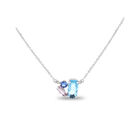 Gargantilla Plata 925 Con Zirconias De Colores