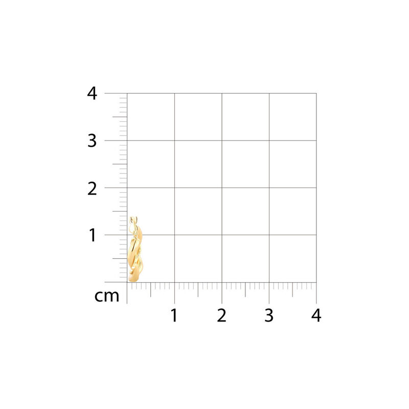 Arracadas De Oro Amarillo 10K (10Mm Aprox) image number null