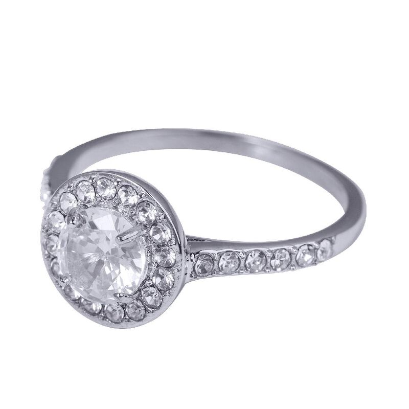 Anillo de Compromiso LuckyLy Nima Baño Oro Rosa... image number null