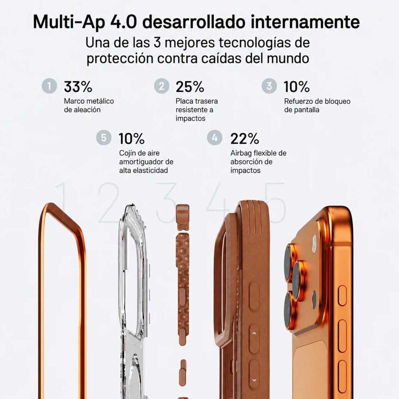 Funda Raptic Shield Mag Aluminio Para iPhone 17... image number null