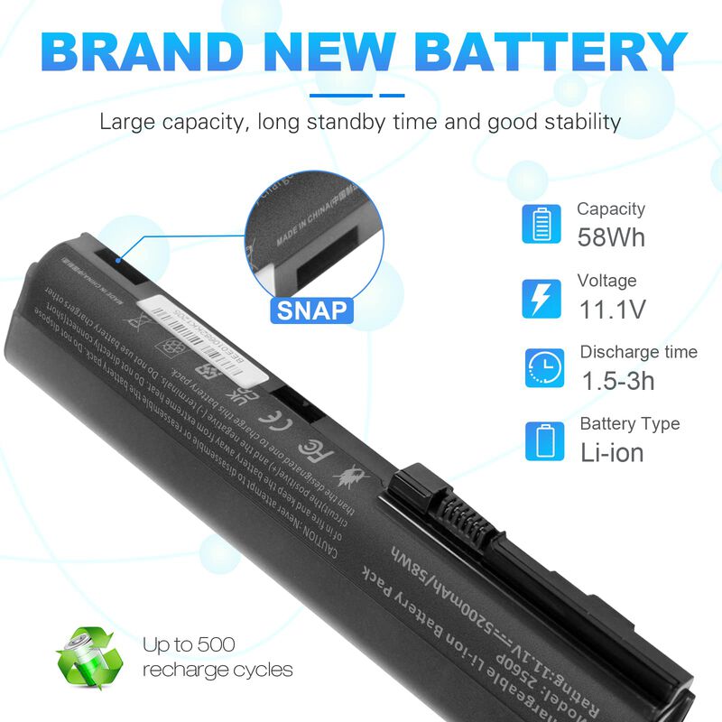 Bater&iacute;a De Port&aacute;til Futurebatt 5200 mah Hp 2560... image number null