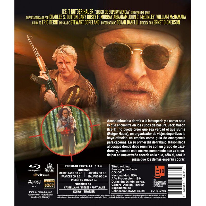 Juego De Supervivencia (1994) [blu-ray] image number null