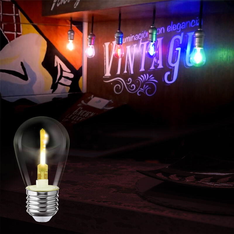 Pack de 10 focos LED Aksi 1W S14 Estela de Luz ... image number null