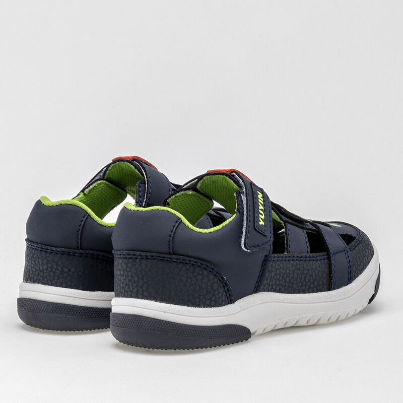 Yuyin Sandalia para niño marino verde image number null