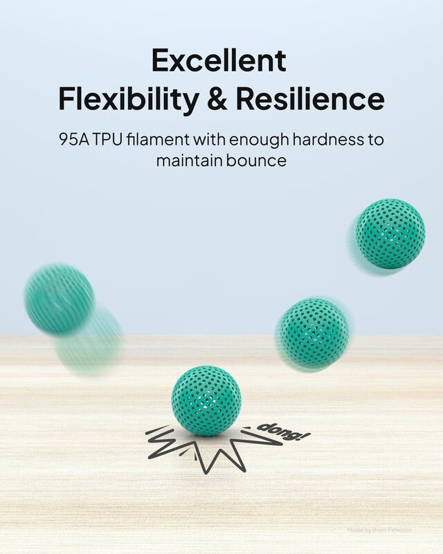Filamento Tpu Elegoo 1,75 mm 2 kg 95a Flexible image number null