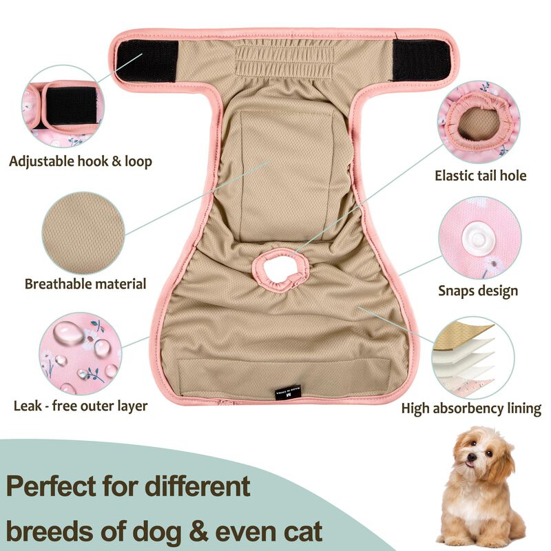 Pa&ntilde;ales Para Perros Grecle 5 Unidades Para Hemb... image number null