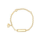 Esclava De Oro Amarillo De 14K (Elefante) (12+3 Cm)