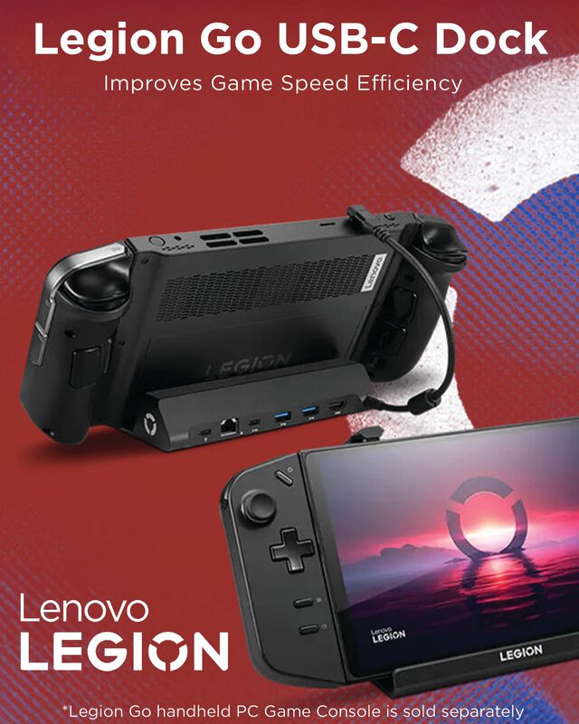 Hub Dock Usb-c Lenovo Legion Go 6 En 1 Para Con... image number null
