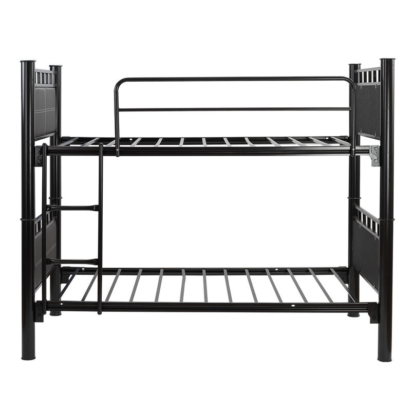 Cama Litera 2 Niveles Individual Con Cabecera ,... image number null