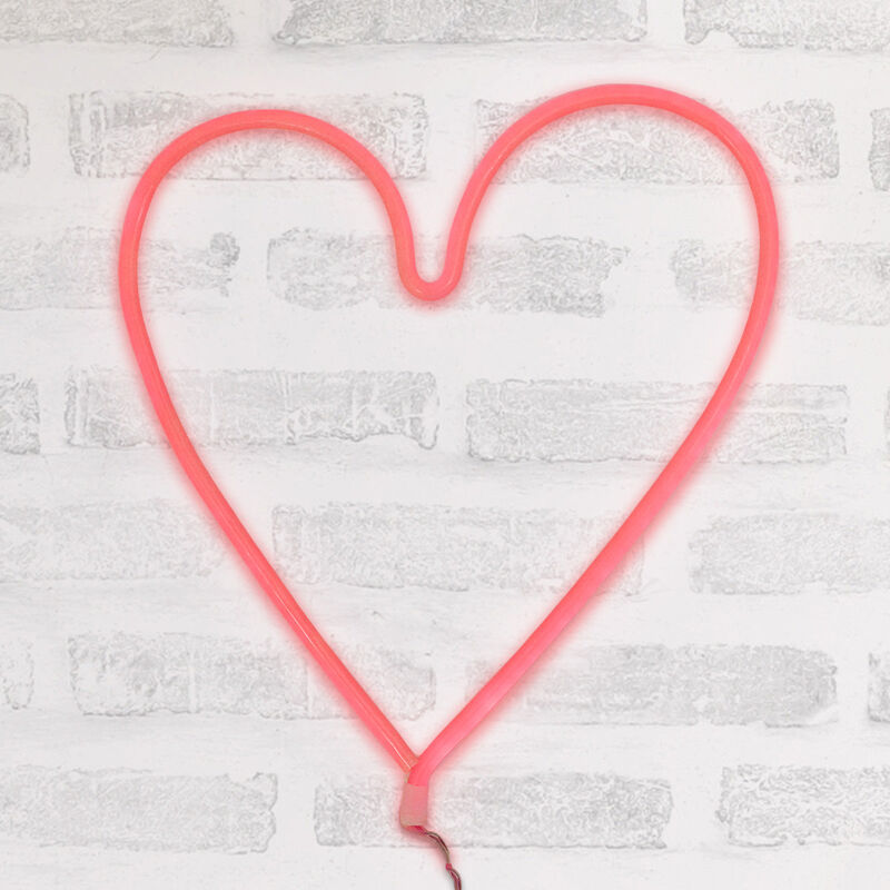 L&aacute;mpara Led En Forma De Coraz&oacute;n image number null