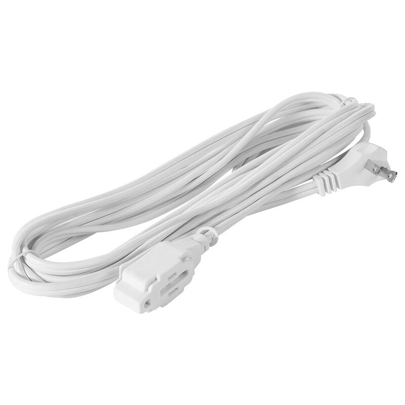 Extensi&oacute;n Dom&eacute;stica, Blanca, Clavija Plana, 3m,... image number null