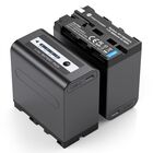 Bater&iacute;a De Repuesto Firstpower Np-f970 Con Usb-c, Paquete De 2 Unidades, 8800 Mah