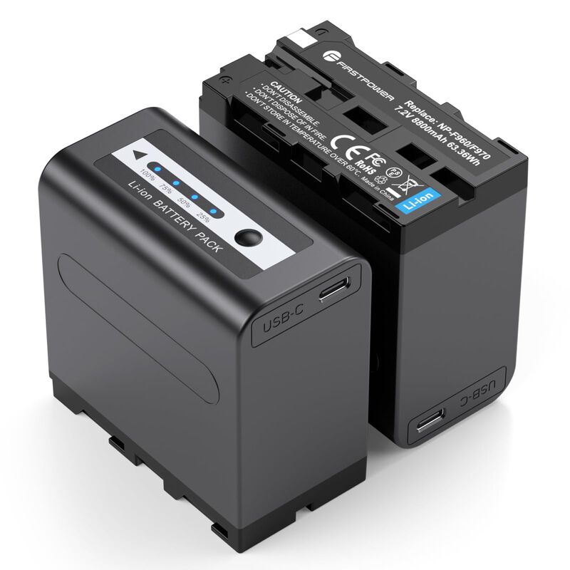 Bater&iacute;a De Repuesto Firstpower Np-f970 Con Usb-... image number null
