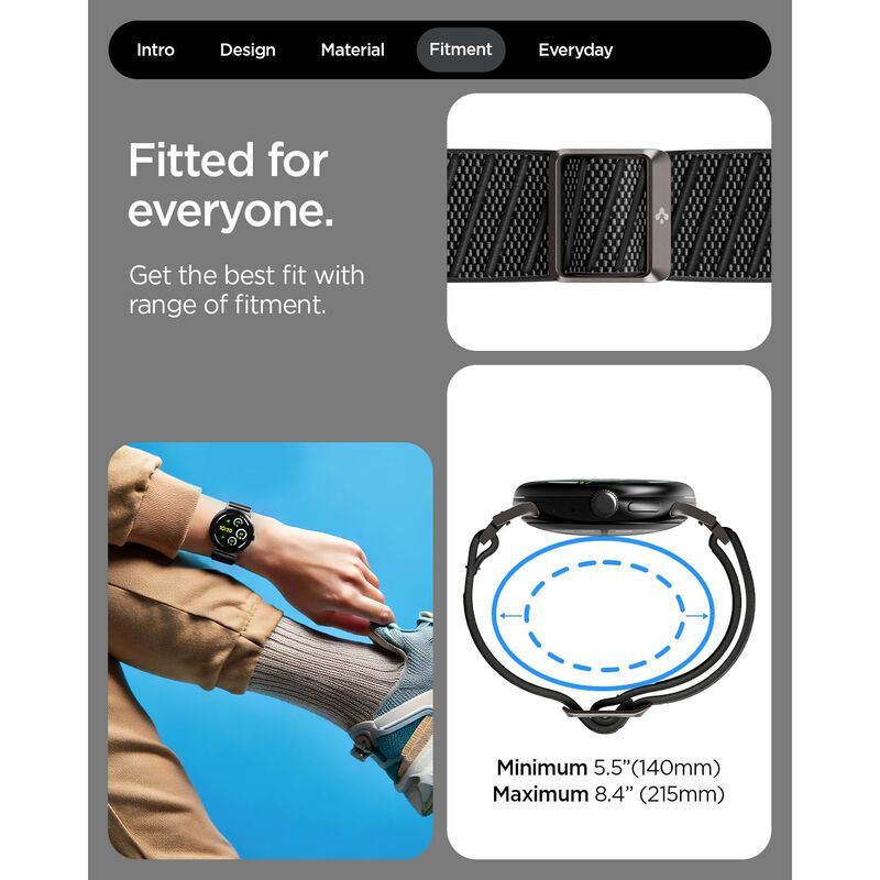 Correa Spigen Lite Fit X 45 mm Para Pixel Watch... image number null