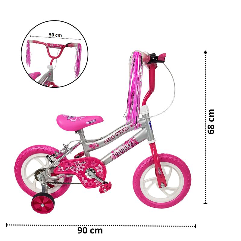 Bicicleta Infantil Rodada 12 Con Ruedas De Entr... image number null
