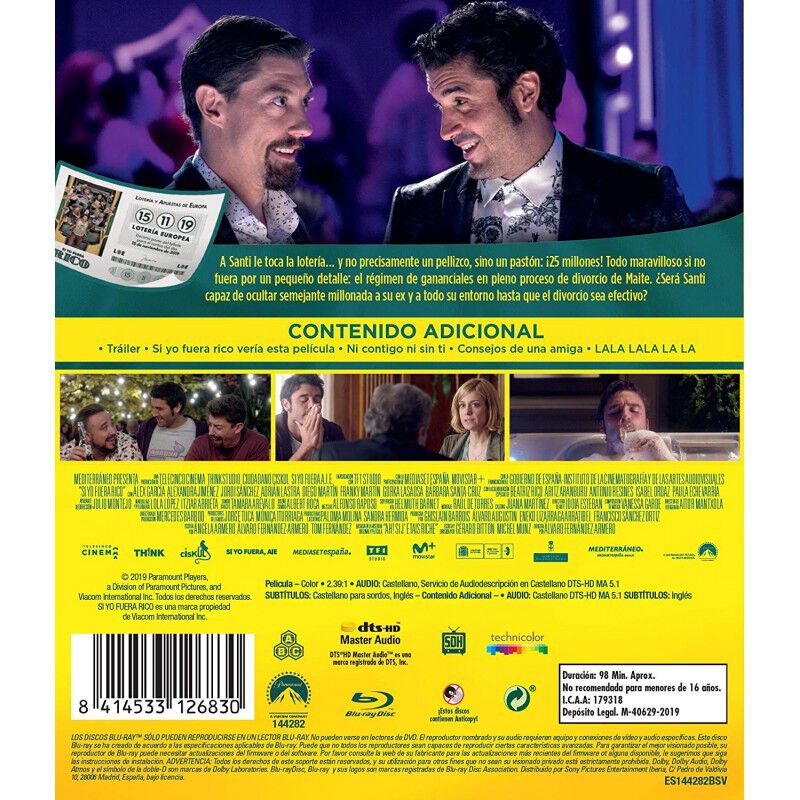 Si Yo Fuera Rico (bd) [blu-ray] image number null