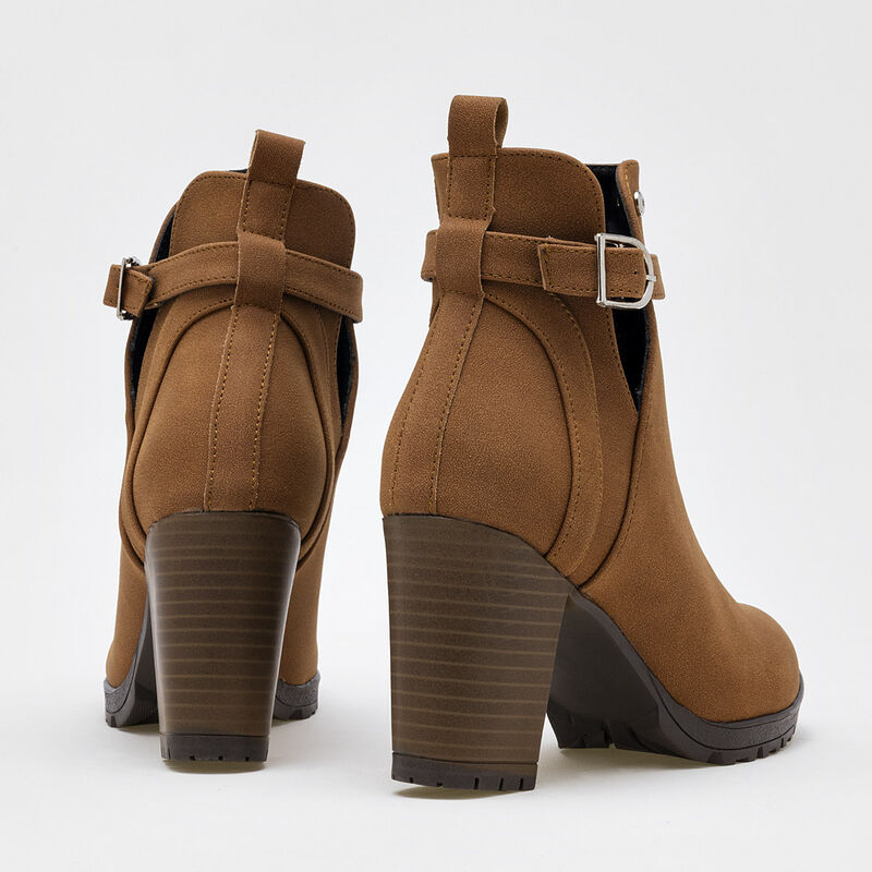 Moramora Botín para mujer camel image number null