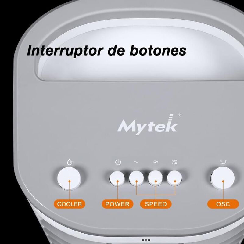 ENFRIADOR DE AIRE VENTILADOR PORTATIL MYTEK 381... image number null