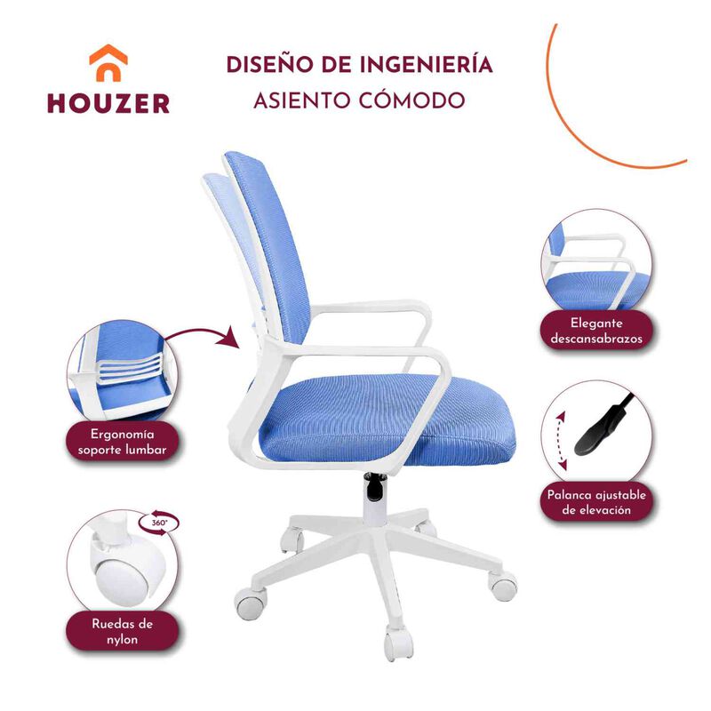 Silla Oficina Ajustable Ejecutiva Ergonomica Es... image number null