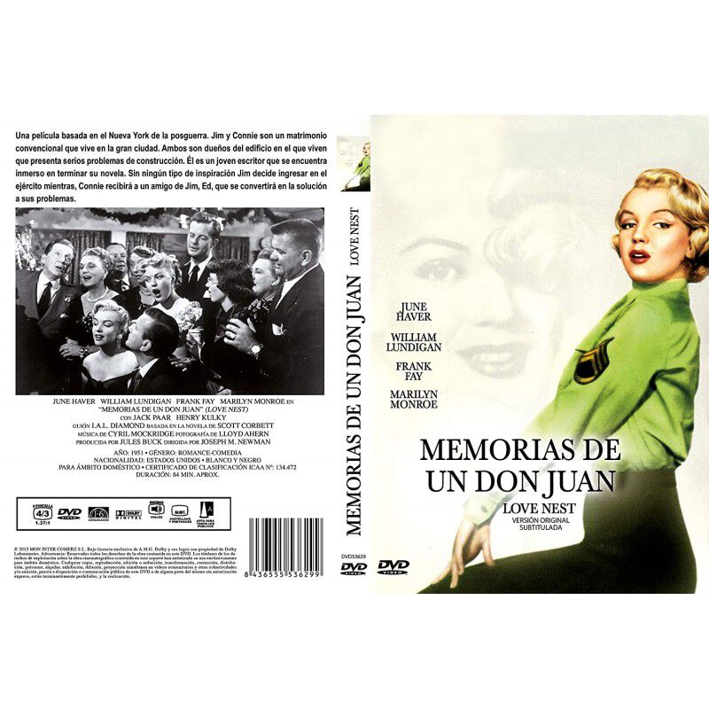 Memorias De Un Don Juan [dvd] (1951) Nido De Am... image number null