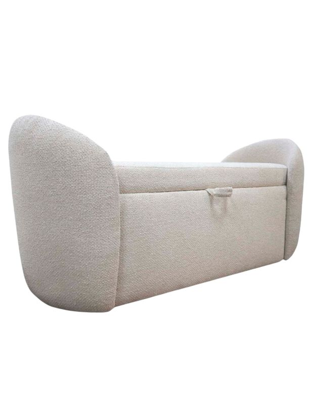 Ba&uacute;l Div&aacute;n de Almacenamiento Daly Beige, Pie de... image number null