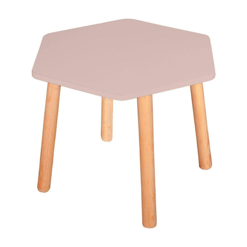 Mesa Moderna de Madera para Ni&ntilde;os-Rosa image number null