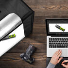 Caja De Luz Para Fotograf&iacute;a Profesional Port&aacute;til (50X50X50 Cm) Iluminaci&oacute;n Led 3 Fondos De Colores