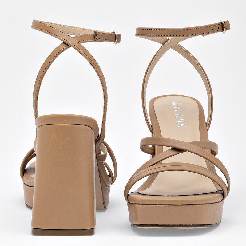 Pravia Zapatilla para mujer camel image number null