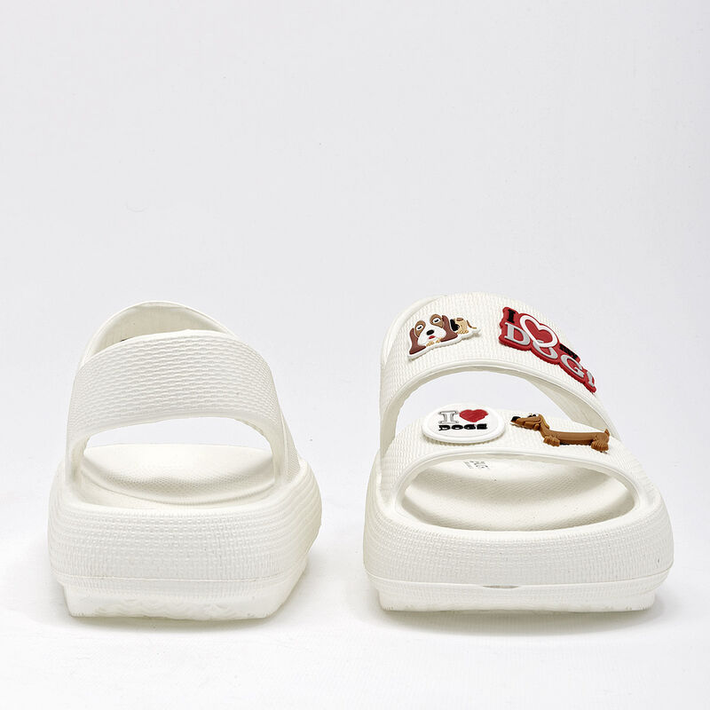 Evalight Sandalia para mujer blanco BAJA image number null