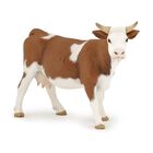 Figura Papo Farmyard Friends Simmental Cow 51133 Para Ni&ntilde;os A Partir De 3 A&ntilde;os