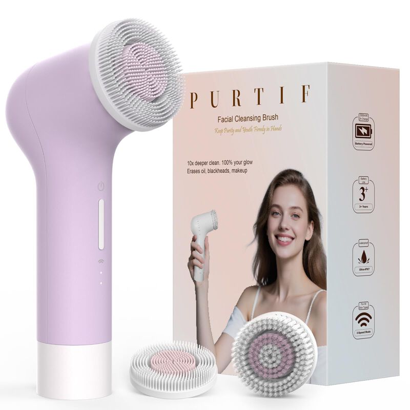 Cepillo Facial Purtif Recargable De Silicona 3 ... image number null