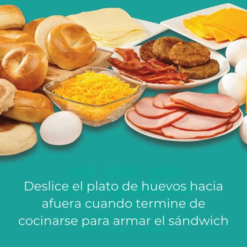Sandwichera Desayuno Hamilton Beach Con Tempori... image number null