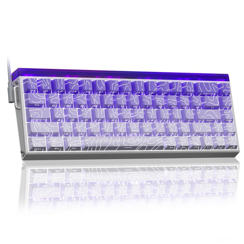 Teclado Gaming AULA HERO 68HE 60% Cableado con ... image number null