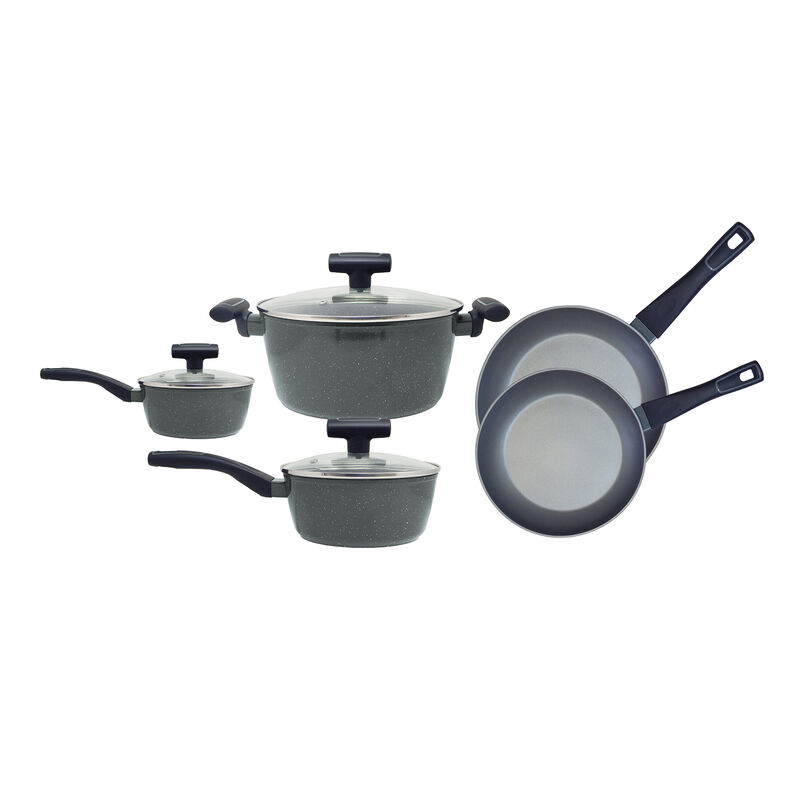 Bater&iacute;a de cocina FOODE 8 piezas Gris Moteado 2... image number null