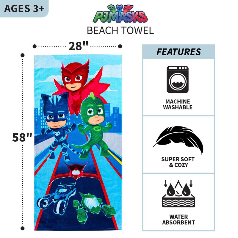 Toalla Franco Kids Pj Masks, 100% Algod&oacute;n, 147 ... image number null