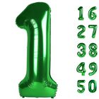 Globo Kelfuoya 102 cm Verde N&uacute;mero 1 De Mylar