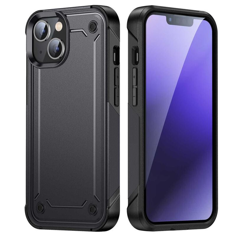 Funda TEKKU Tough cover para iPhone 15 PLUS Neg... image number null
