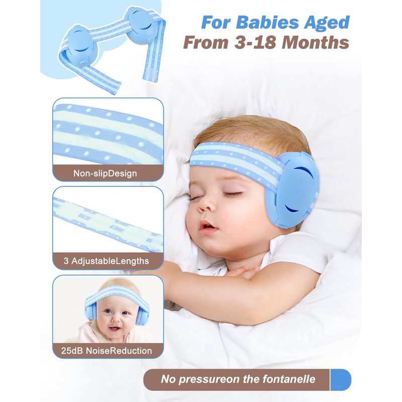 Orejeras Cumunebula Para Beb&eacute;s con Protecci&oacute;n A... image number null