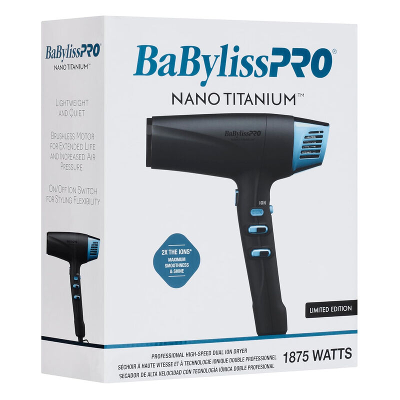 Secadora BaByliss Negro 3 vel Nanotitanium 1600... image number null