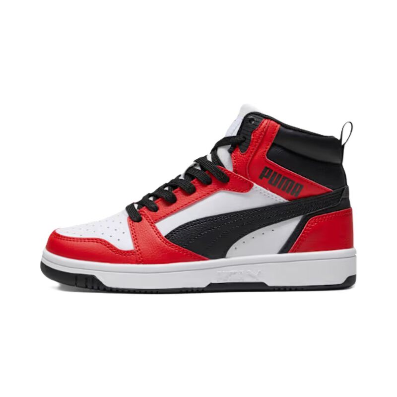 Tenis Jr Puma Rebound V6 Mid Rojo 39383103 image number null