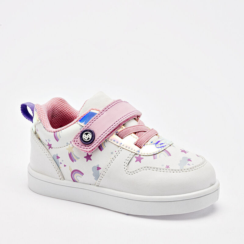 Bubble Gummers Tenis Blanco Para beb&eacute; image number null