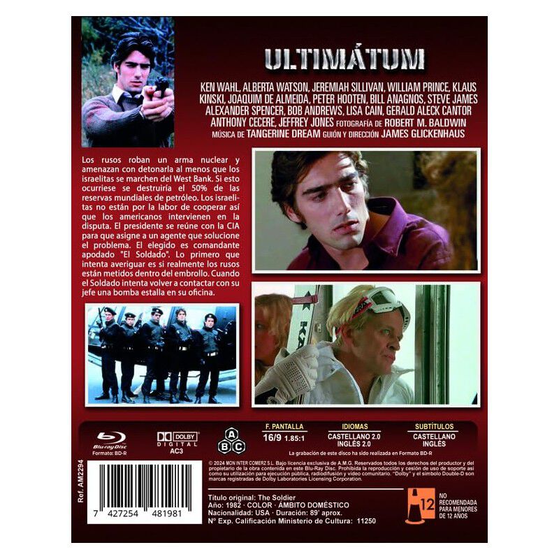 Ultimatum - The Soldier [blu-ray R] (1982) The ... image number null