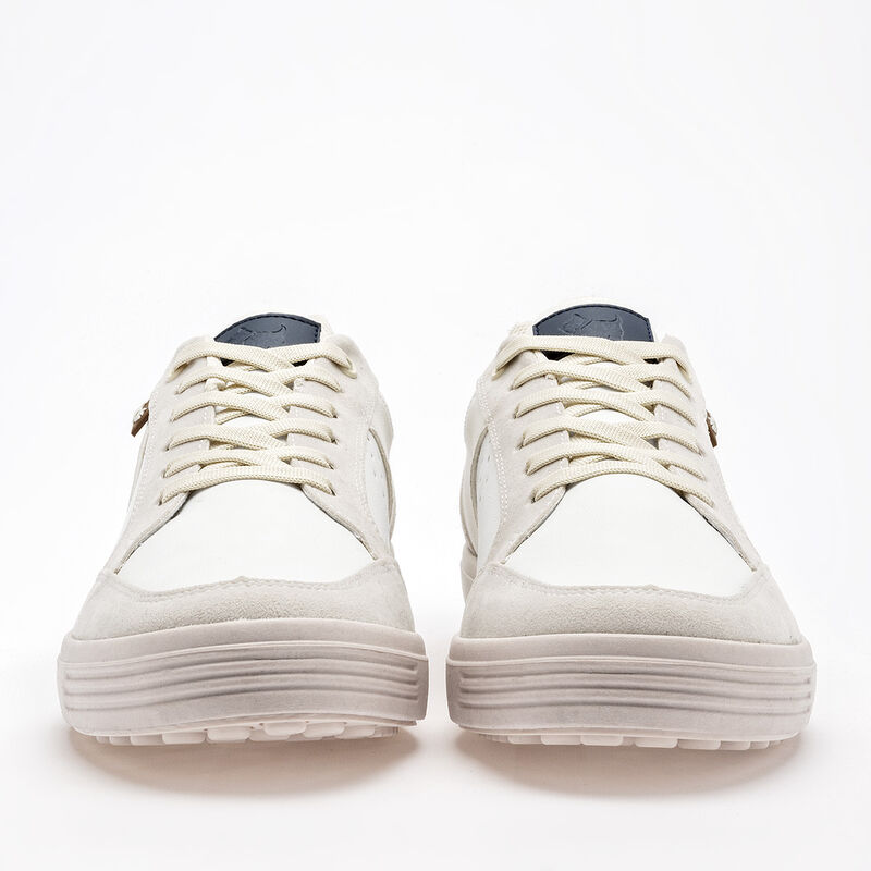 Ferrioni tenis para hombre blanco beige negro c... image number null