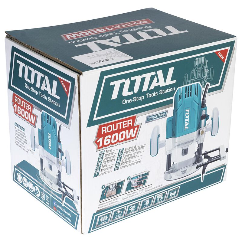 Router, Fresadora De Mano, Total, 1,600 W image number null